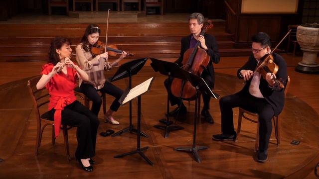 Mozart flute quartet in C Major, K. 285b - Allegro - Dolce Suono Ensemble