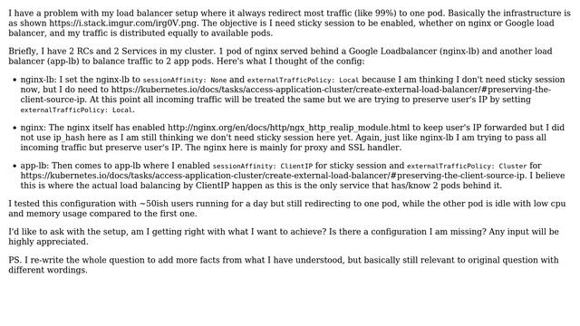 kubernetes load balancer with sticky session always send traffic to one pod (2 Solutions!!)