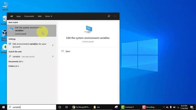 How to install MongoDB 4.4.1 on Windows 10 in Hindi