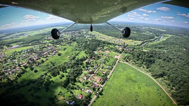 Летний прогулочный полет на самолете Cessna-172