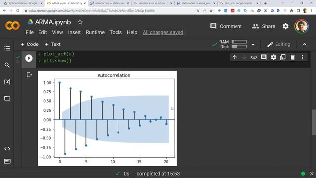 ARMA Model in Python