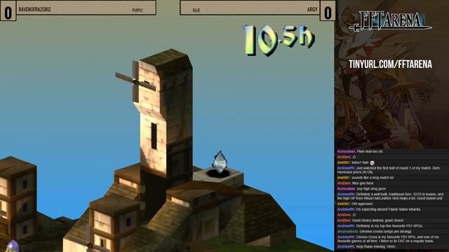 FFT Arena AI Tournament Season 6 Round 1 Match #16 - RavenOfRazgriz vs Argy