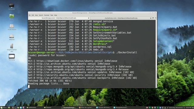 docker install with JsObjects