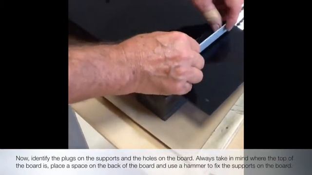 Abrex-System - Present the hand block pin board
