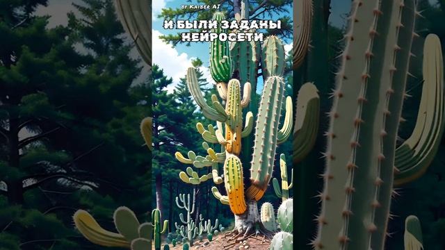 Нейросети тоже ждут Новый год! | Рек #Kaiber #Нейросеть #Анимация #AI | spruce cactus
