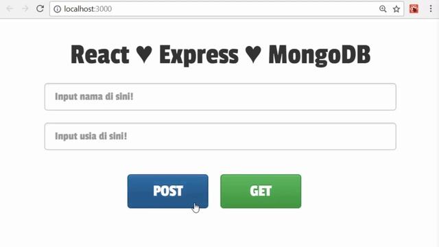 React, Express & MongoDB