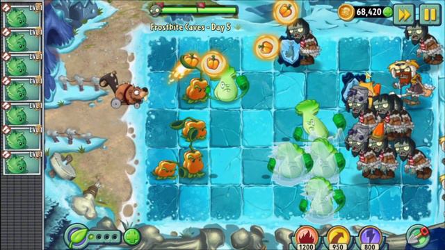 Can you beat pvz2 using only PVZ2 plants