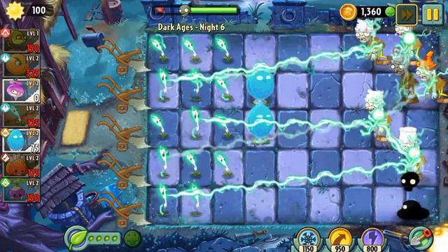 Plants vs Zombies 2 Dark Ages days 1-10 / Растения против Зомби 2 Темные Века день 1-10