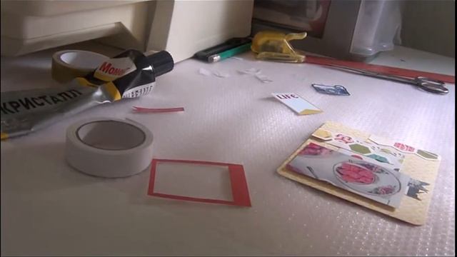 Мастер класс скрап открытка (Scrapbooking)
