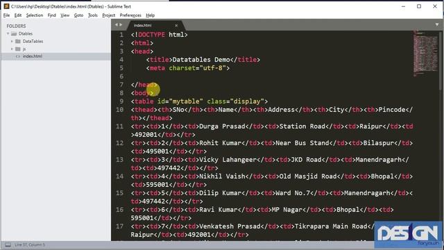 Add Export Buttons to Datatable, Jquery Datatables Buttons Extension Tutorial