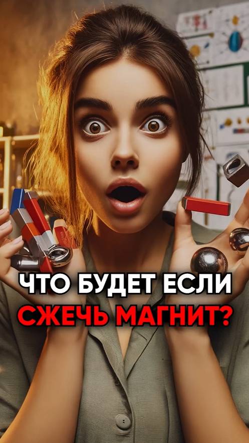 💥🔥Что будет если сжечь магнит !?