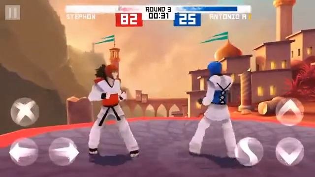 Taekwondo Game Global Tournament Stephon 100 - 30 Antonio A  taekwondogame