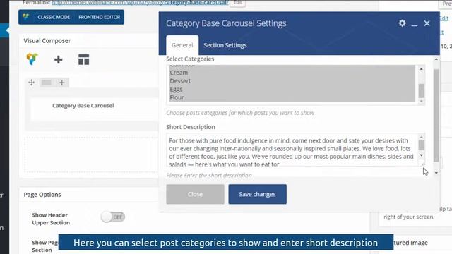 How to Use Category Base Carousel