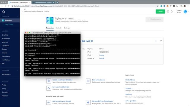 Install Zabbix using Zeromon on Digital Ocean marketplace