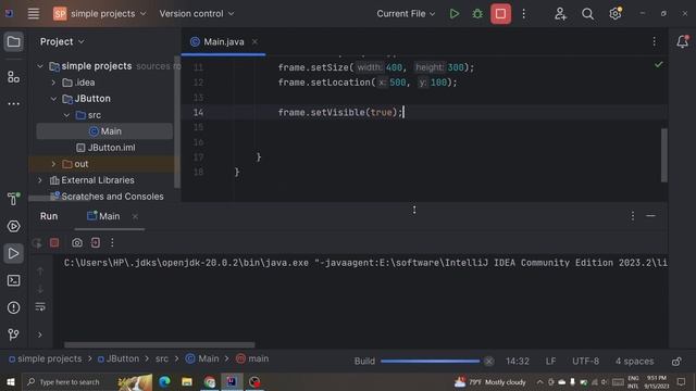 Java GUI Tutorial | JButton() Function | Javax Swing | How to Create Text Button