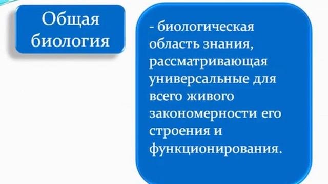 Содержание и структура курса общей биологии.AVI