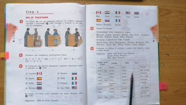 Часть 2/ Unite 8/Step 5/ стp.72-75 _ Английский язык 3 класс  "Rainbow English 3” О.В.Афанасьева