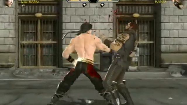 the funniest fatality in MK vs DC (the first fatality of Liu Kang)