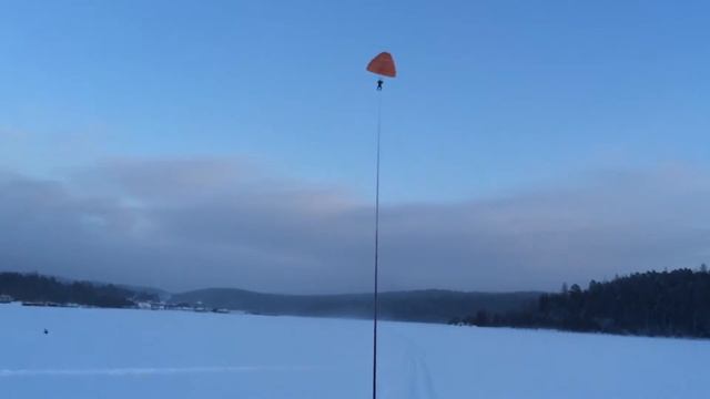 Полет за снегоходом "ARTIC CAT"