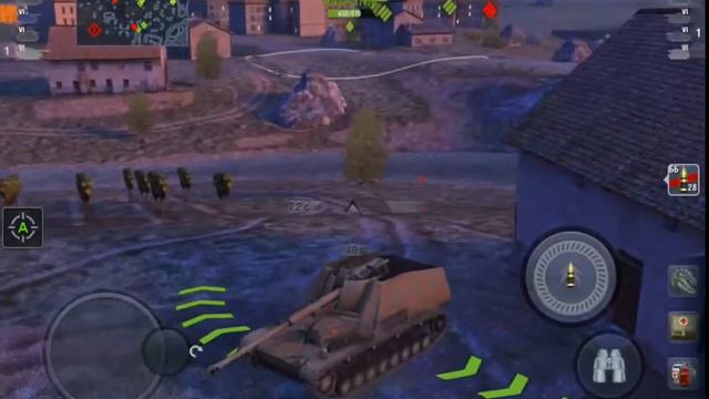 WoT Blitz обзор танка Nashorn