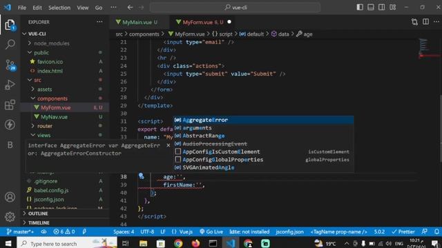 Learn Vuejs In Arabic 2023 - 31- Vue Cli V-Model Part One