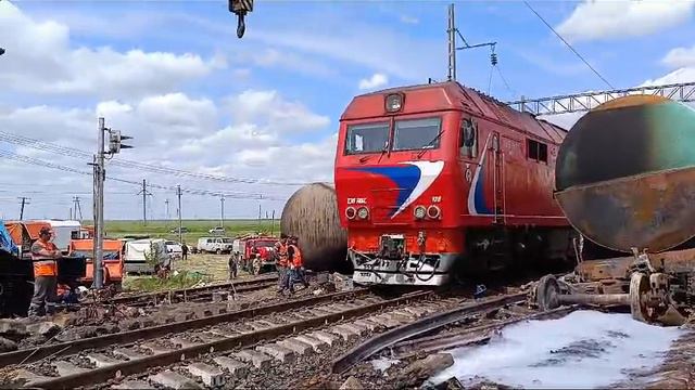 Движение поездов на станции Куберле в Орловском районе восстановлено после ночного инцидента.