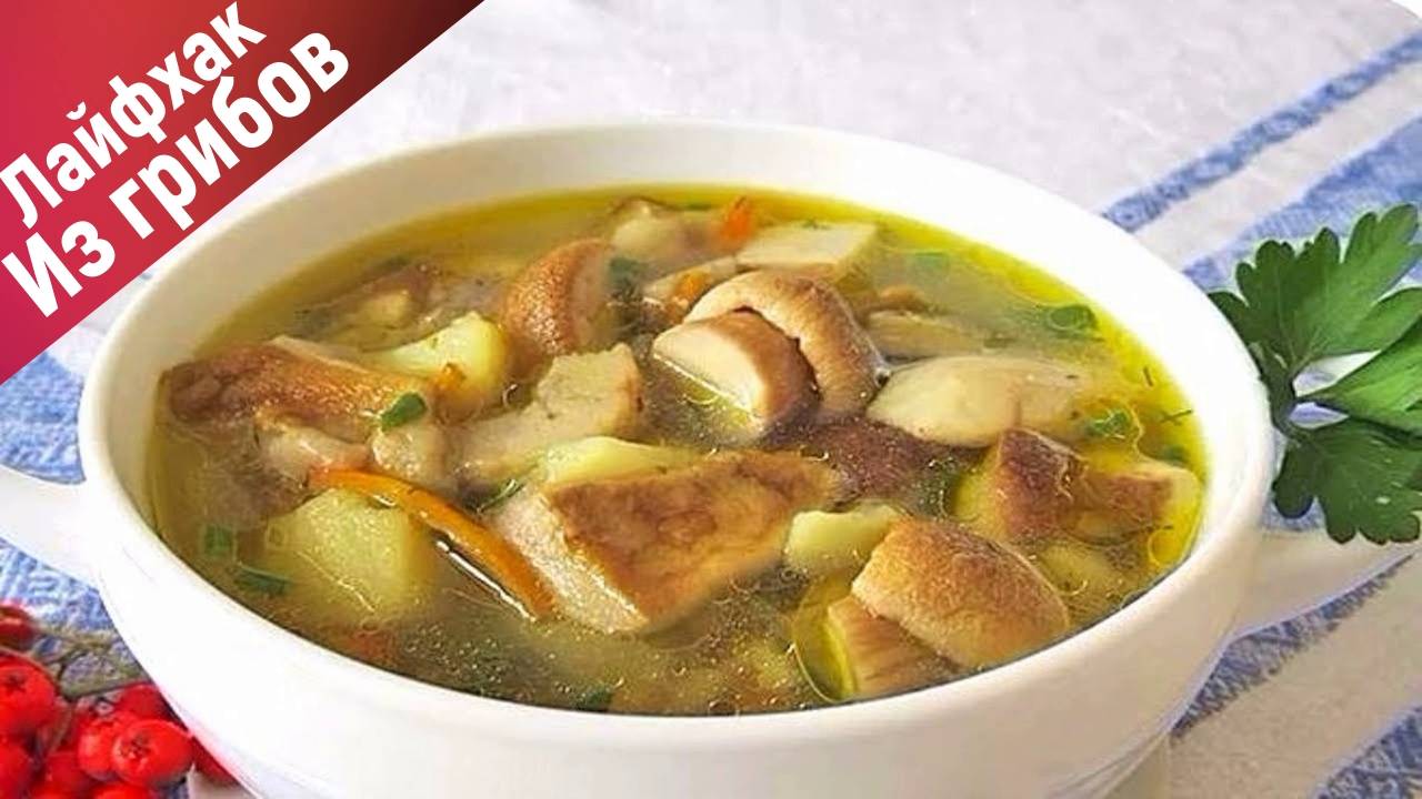 Кулинарный лайфхак - концентрат из белого гриба для варки супа