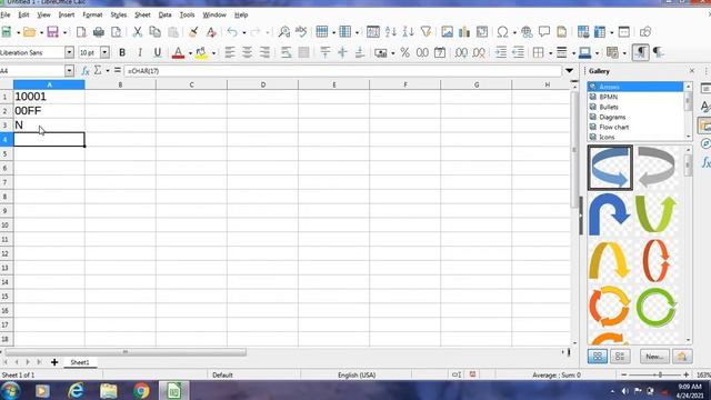 O LEVEL LIBRE OFFICE CALC TEXT FUNCTION PRATICAL PART-1