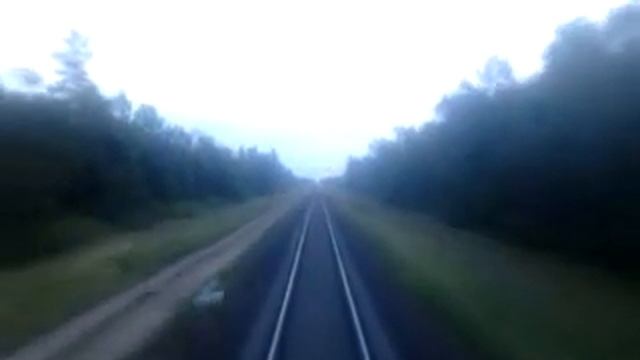 В путь, так в путь. Обзор с последнего вагона.