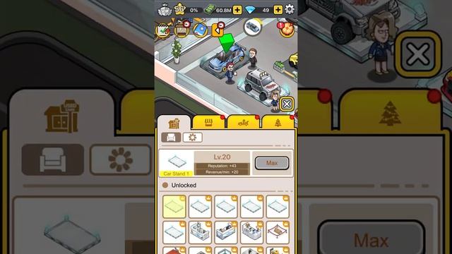 USED CAR TYCOON GAMEPLAY | Level 56 - 57 | Walkthrough