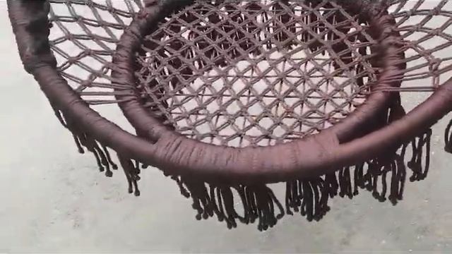 ПОДВЕСНОЕ КРЕСЛО - ГАМАК/DIY  macrame hanging hammock chair