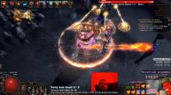 RIGHTEOUS FIRE/CYCLONE PATHFINDER Build vs. ELDER (Path of Exile Build Demo)