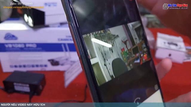 Test Camera Yooose Ngoài Trời và  Vitacam VB1800 Pro Full Color Cho Anh Mạn-Đồng Nai
