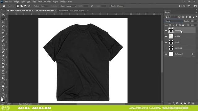 TUTORIAL MUDAH DAN CEPAT MOCK UP KAOS UNTUK BRAND STREETWEAR  FREE PSD