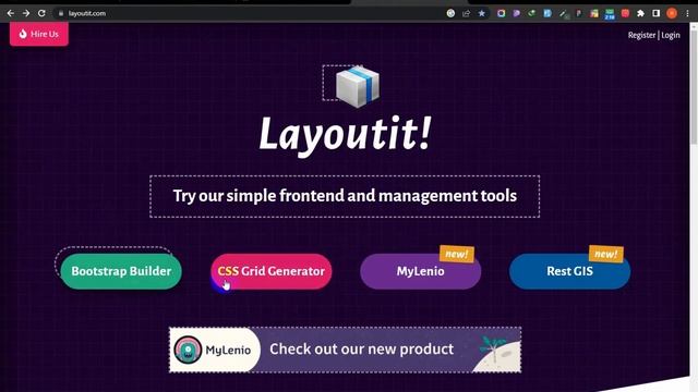 No#6 | media query using css grid & grid template areas.
