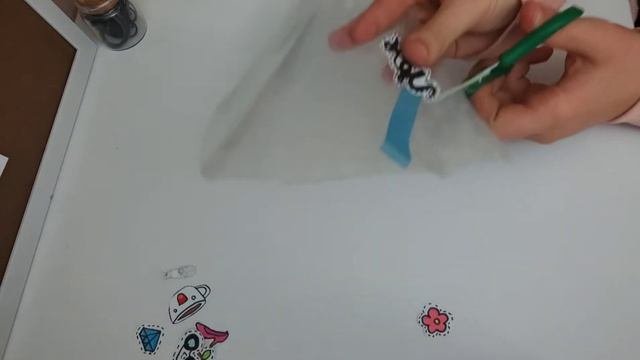 Как сделать наклейки из скотча  Первое видео на канале 