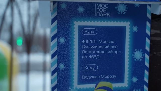 Почта Деда Мороза работает в Воронцовском парке