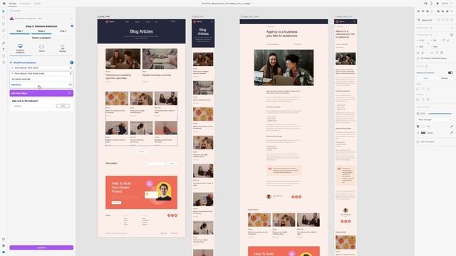 Adobe XD to WordPress - Short Tutorials 3/6: Adding a Posts Block to your website