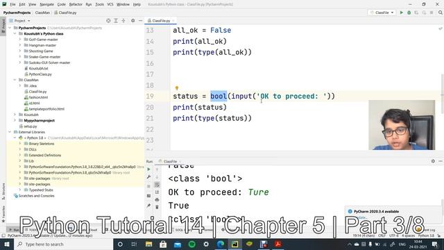 Python Tutorial 14  Chapter 5  Part 36
