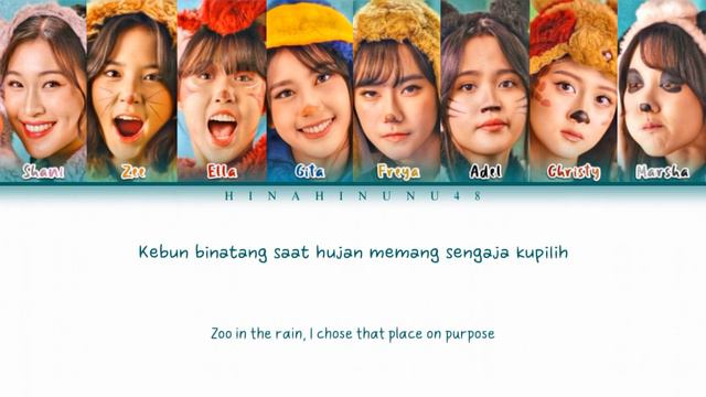 JKT48 - Kebun Binatang Saat Hujan (New Era Ver.) | Color Coded Lyrics