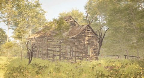 Unreal Engine 5 Апокалипсис деревянного дома.