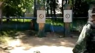 Метание на полтора оборота вокруг оси.