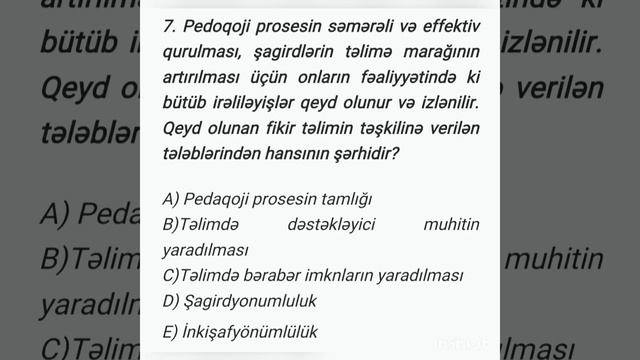 Naxçıvan MR-nın Sertfikasiya Kurikulum suallarının İZAHI 1- ci hissə