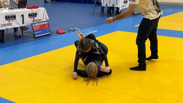 Final BJJ NoGi/Rock&Rolling20/Прохоренко Анастасия (R) vs Ткачева Яна/2012-2013/Cерые/до 36 кг.
