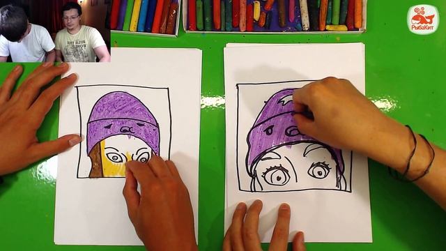 Рисунок Кати Клэп  Drawing Kate Clapp  рисуем ютуберов