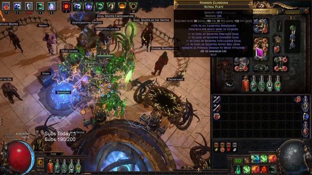 Crafting +2 Body Armour For Carrion Golems in 3.16 Scourge League & FINAL Spectre Setup - 880