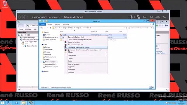 Instal & Config IIS – Intranet – FTP