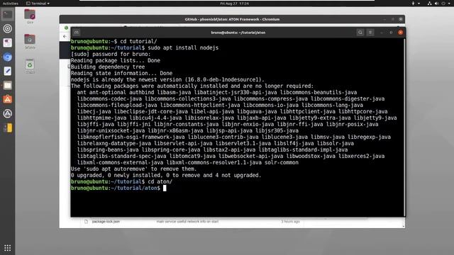 ATON setup + quickstart (GNU/Linux)
