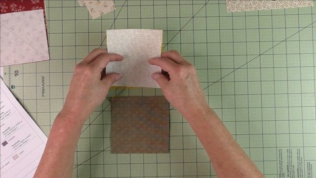 1110 Framed Quarter Squares Quilt Block Tutorial | Block of the Day 2023 | Scrap Quilt | AccuQuilt