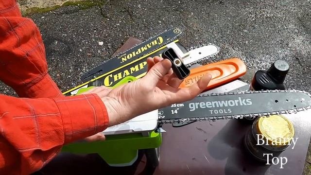 Обзор электропилы Greenworks GCS 1836 подойдет ли шина от Stihl 180?